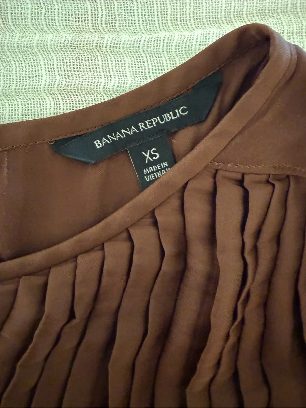 🤎 Luxurious Pleated Chocolate  Brown Blouse 🤎